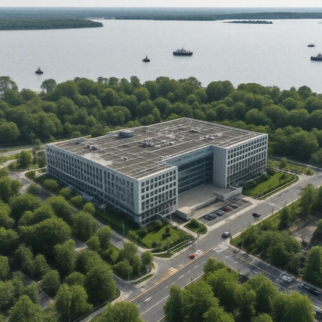 Click to view larger image AI-created image of NOAA National Oceanographic Data Center