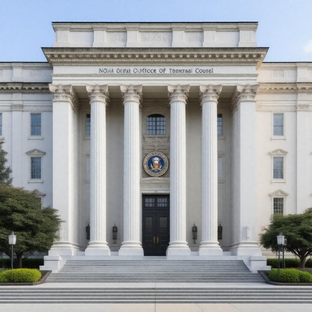 Click to view larger image AI-created image of NOAA Office of the General Counsel