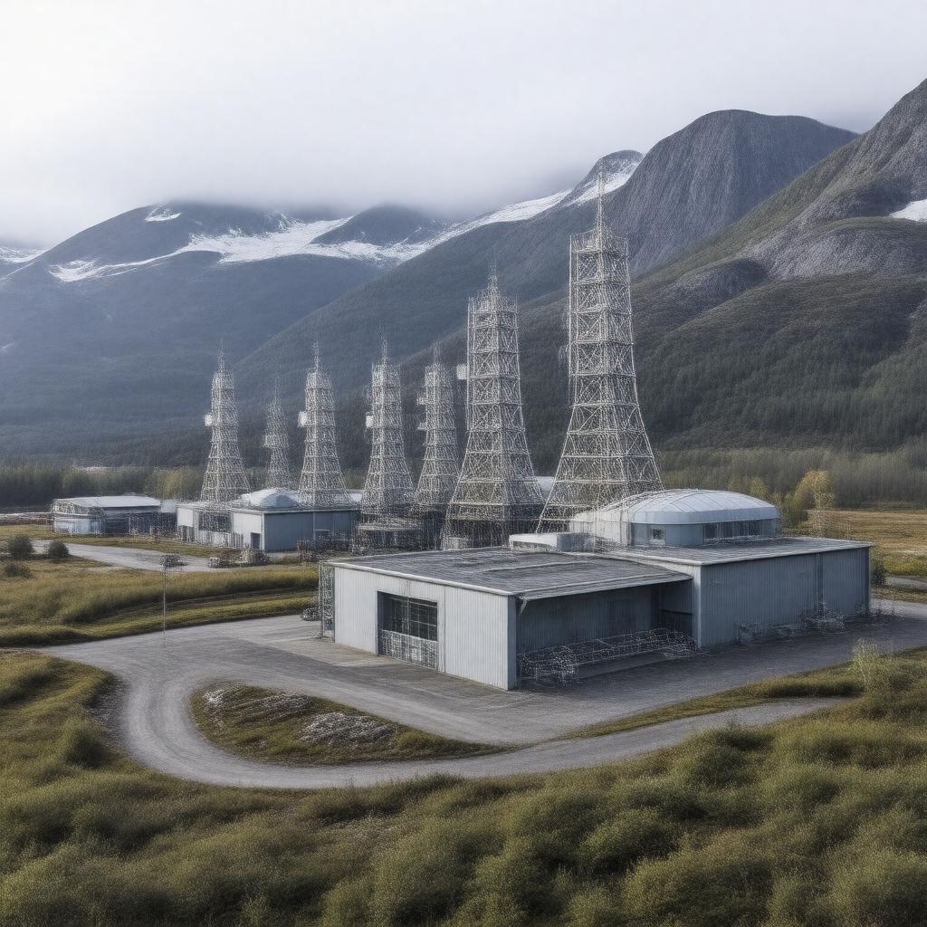 Click to view larger image AI-created image of NORSAR (Norway)