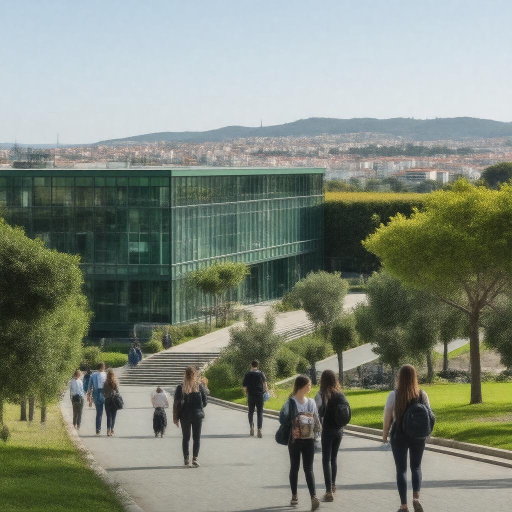 AI-created image of NOVA University Lisbon