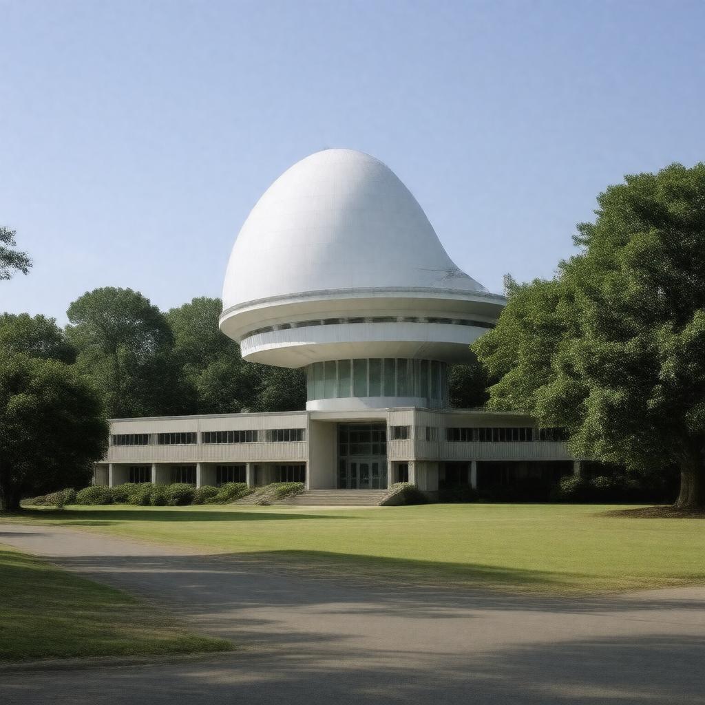 Click to view larger image AI-created image of NRAO Headquarters