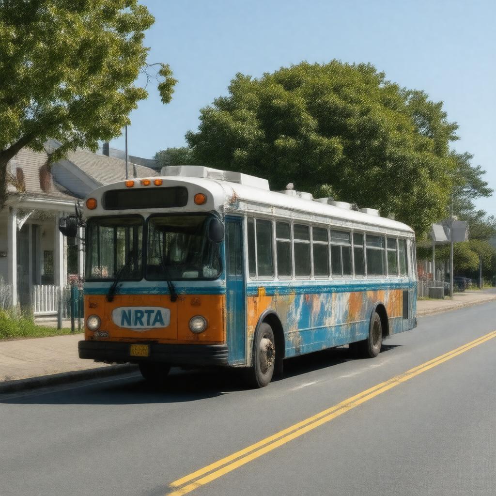 AI-created image of NRTA bus