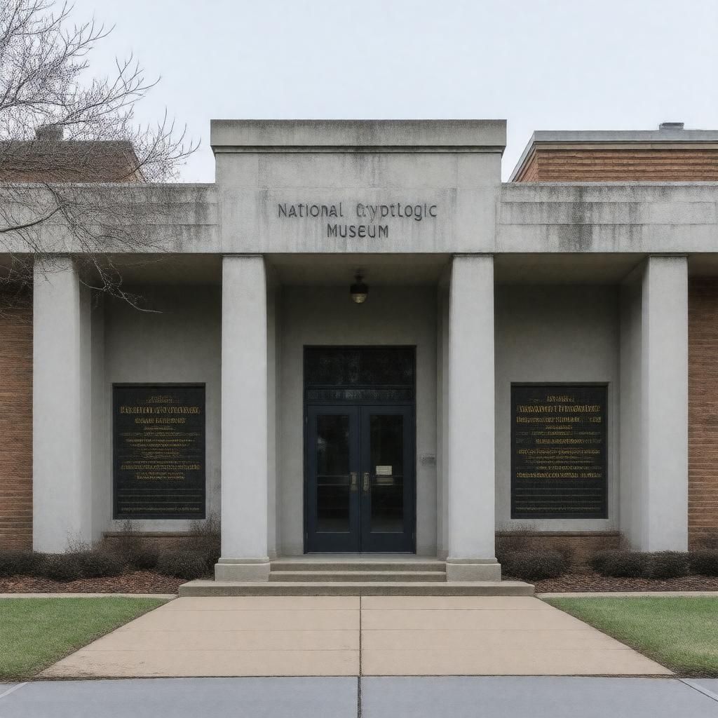 Click to view larger image AI-created image of NSA Crypto Museum