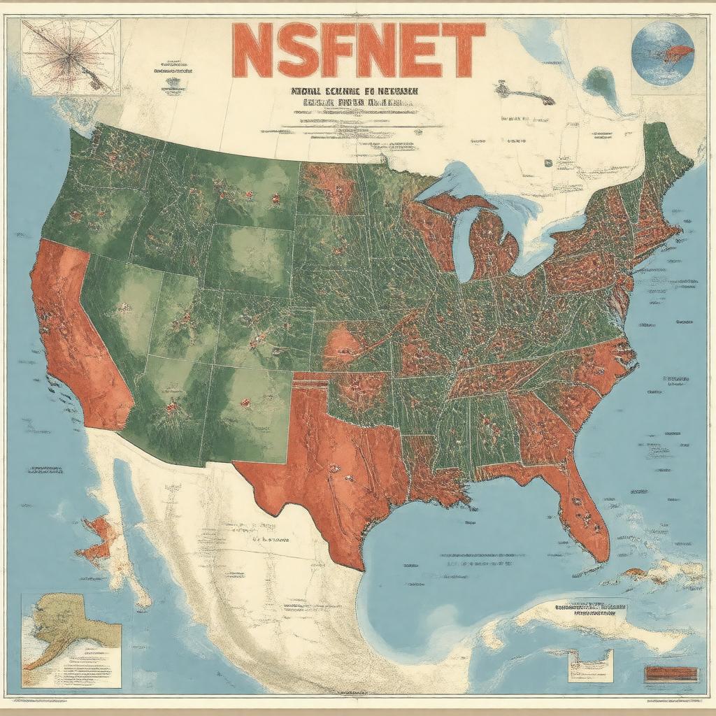 AI-created image of NSFNET