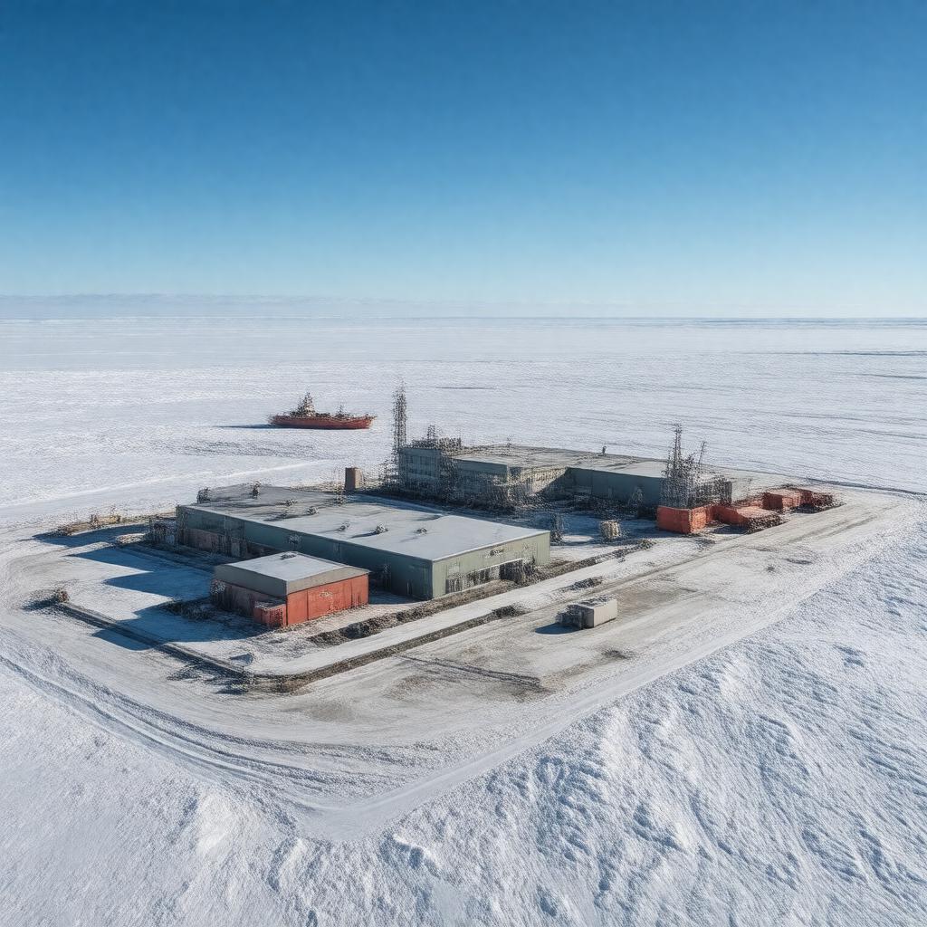 Click to view larger image AI-created image of NSF Antarctic Program