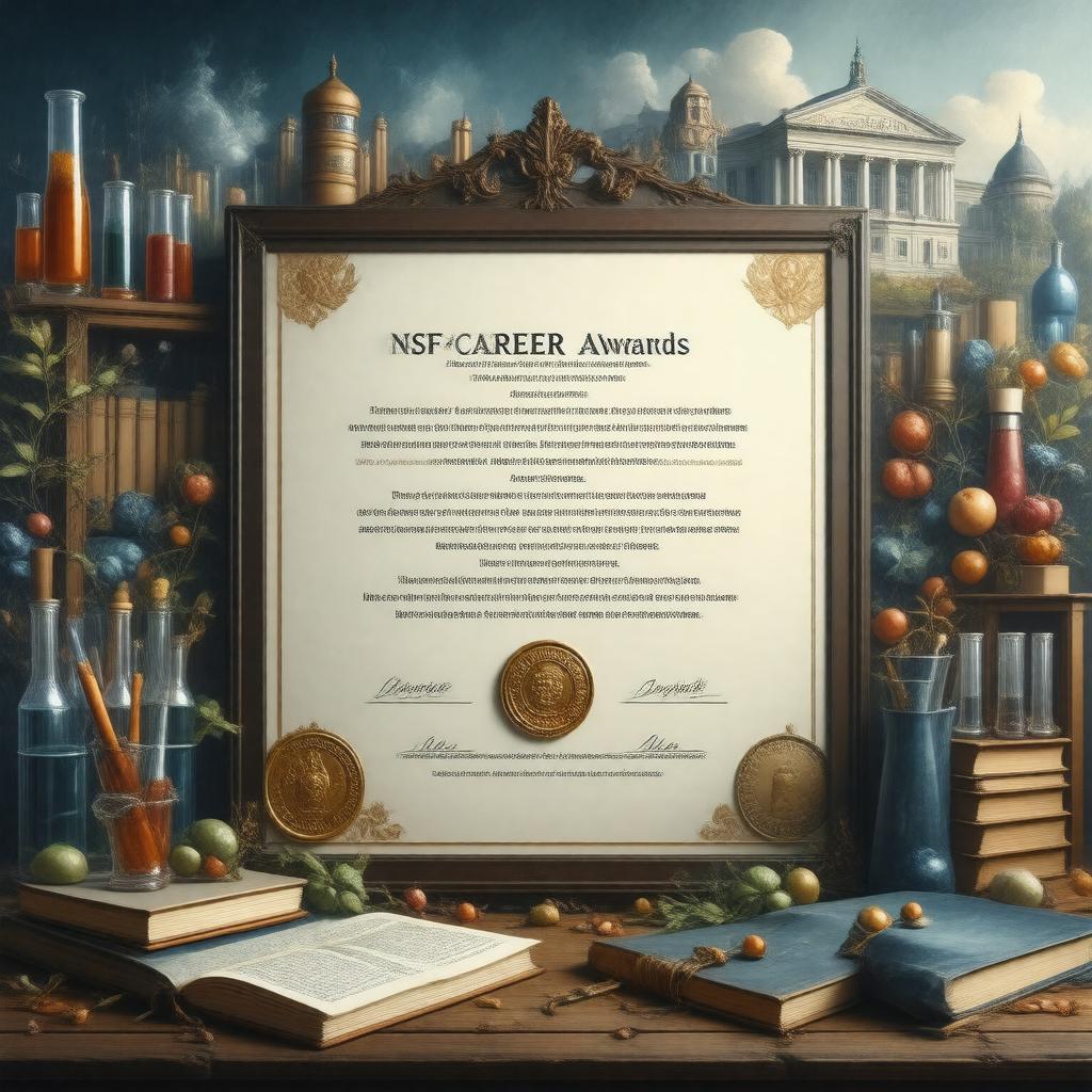 Click to view larger image AI-created image of NSF CAREER Awards