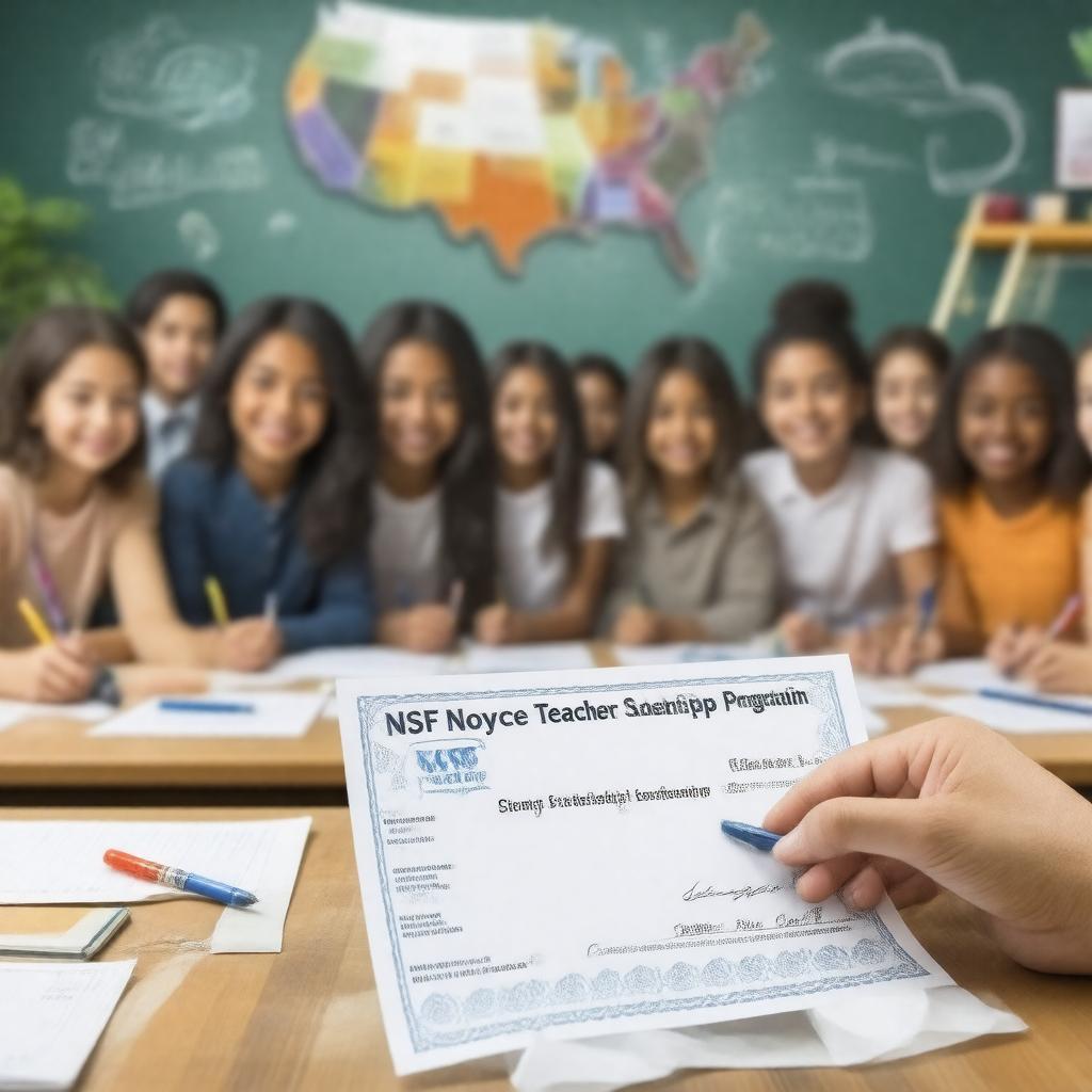 AI-created image of NSF Noyce Teacher Scholarship Program