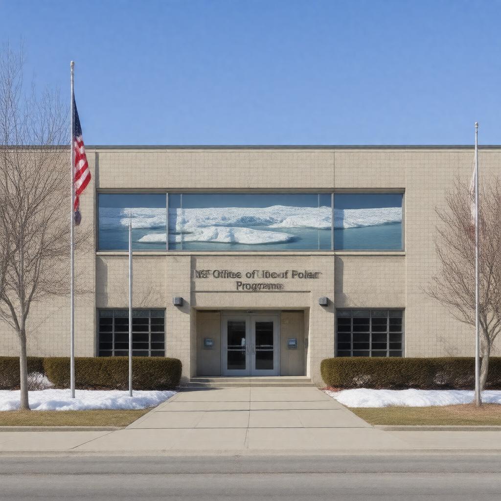 Click to view larger image AI-created image of NSF Office of Polar Programs