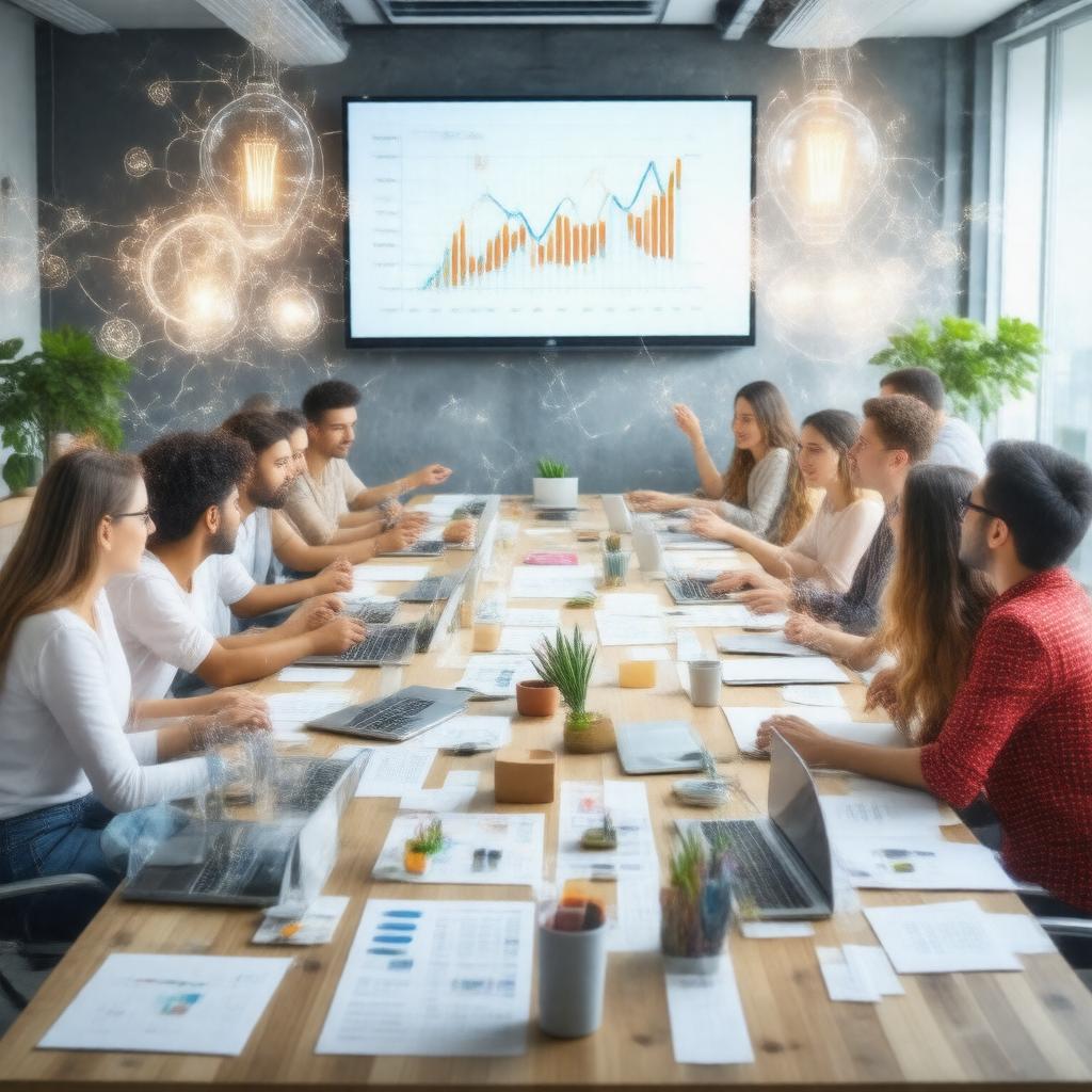 Click to view larger image AI-created image of NSF Partnerships for Innovation