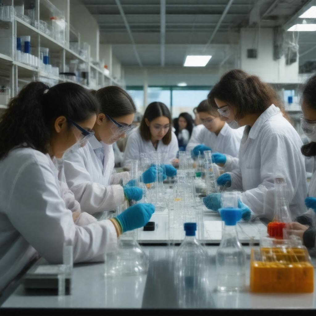 Click to view larger image AI-created image of NSF Research Experiences for Undergraduates