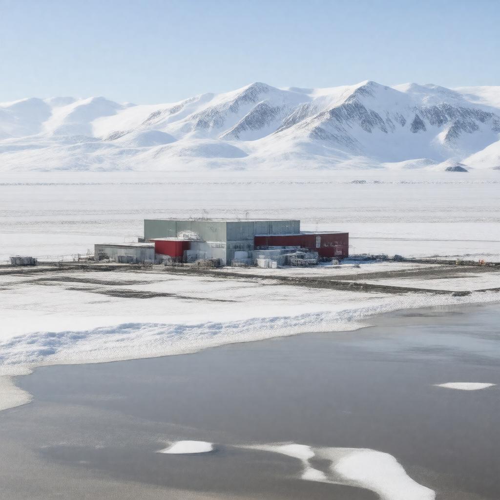 Click to view larger image AI-created image of NSF United States Antarctic Program