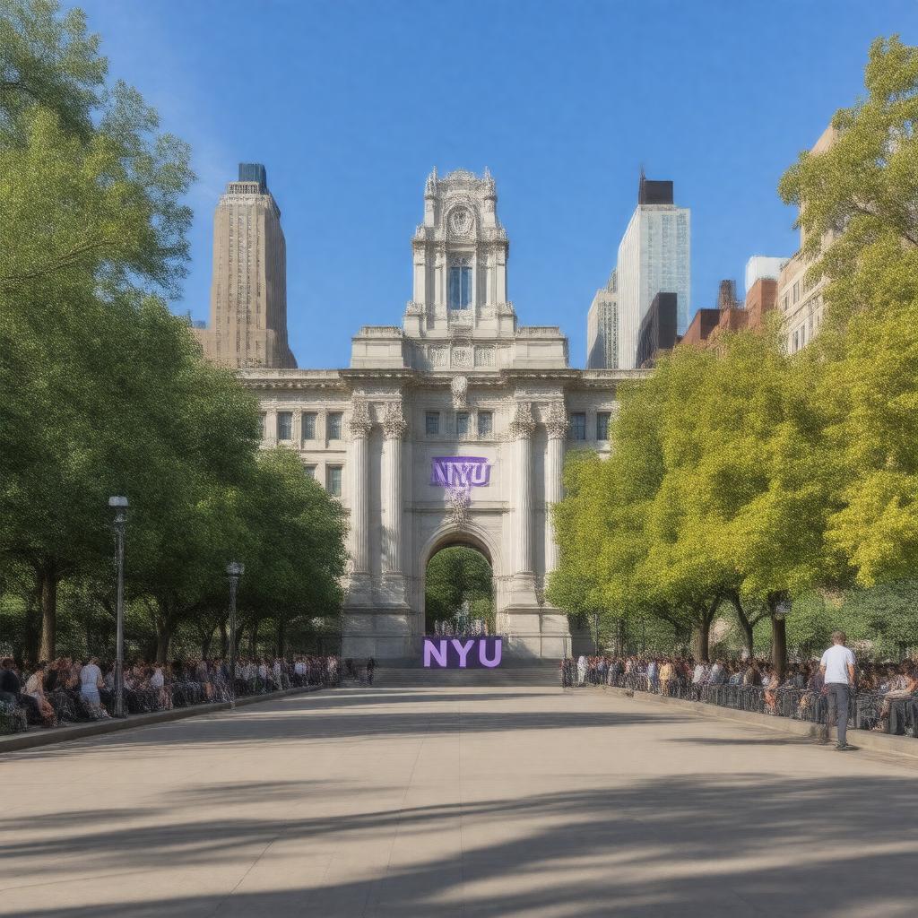 AI-created image of NYU
