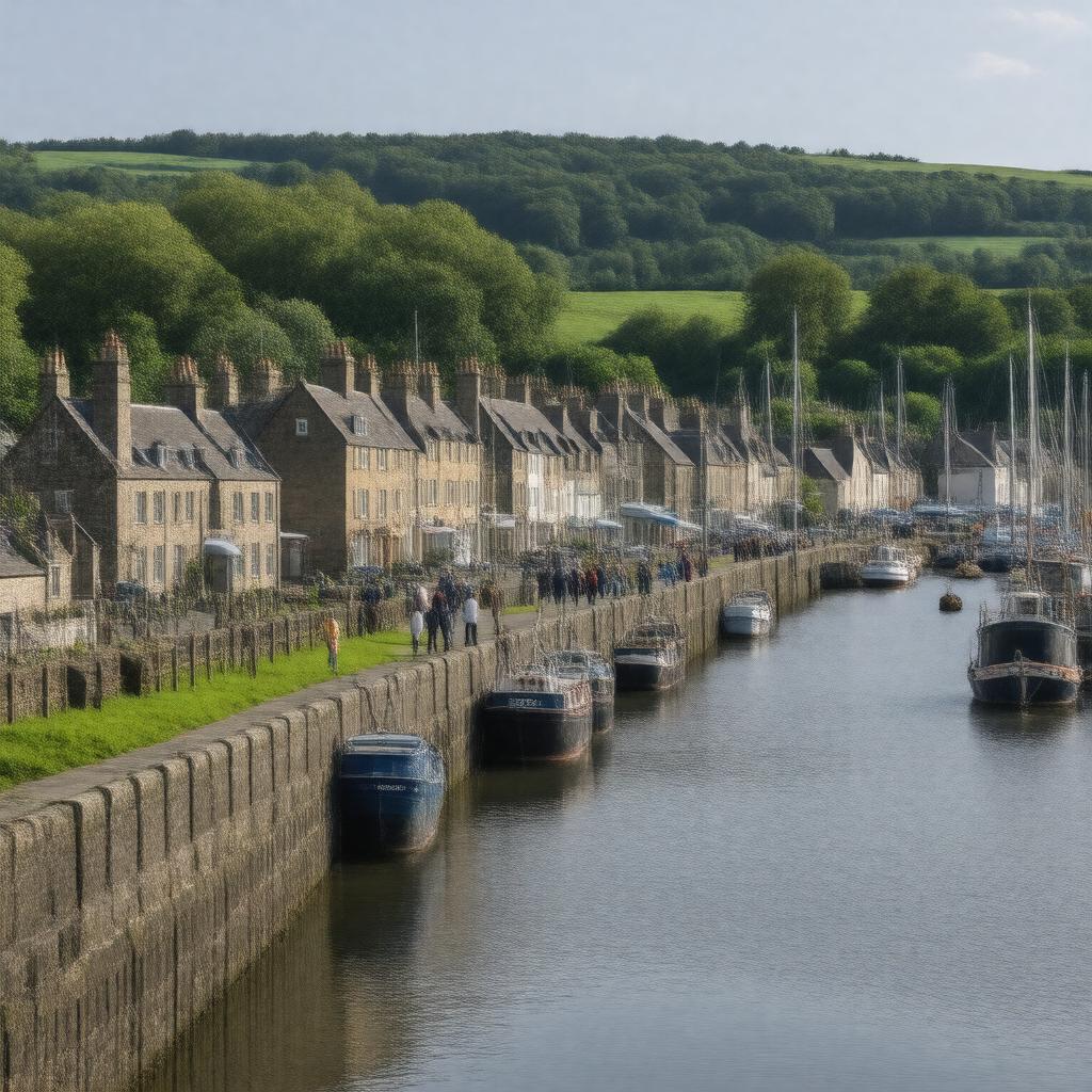 AI-created image of Naas, Ireland