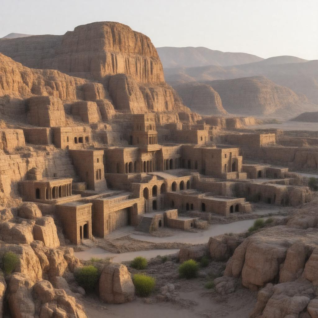 AI-created image of Nabataeans