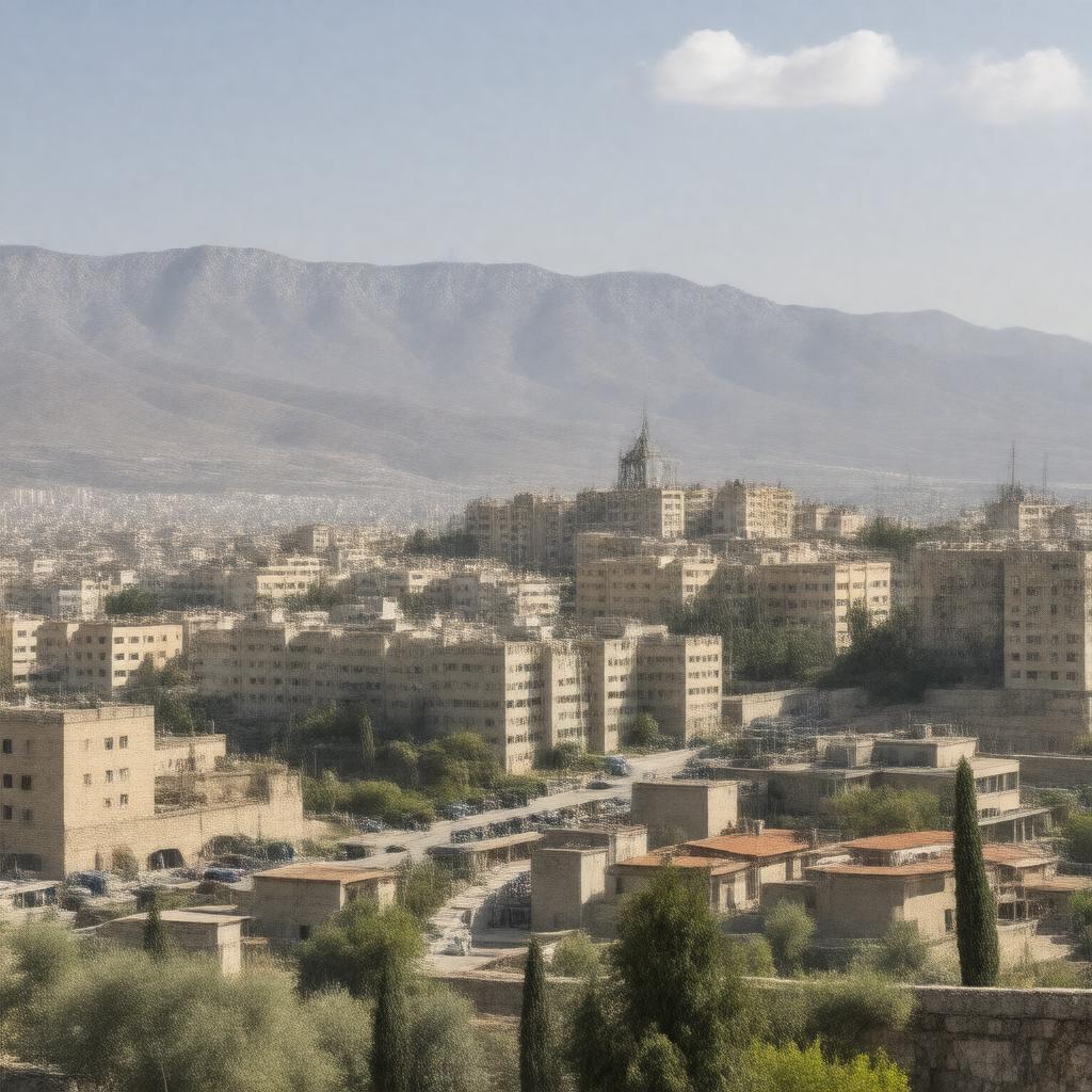 AI-created image of Nablus, Palestine