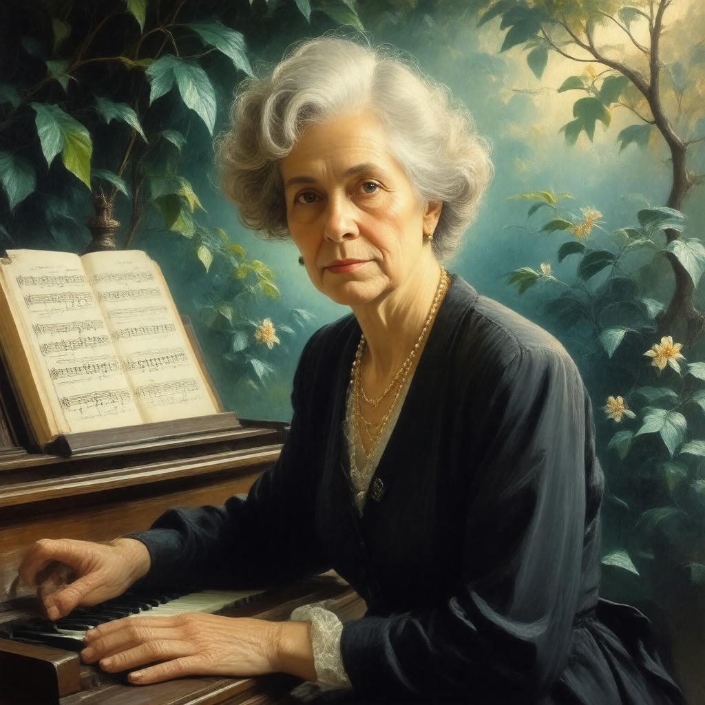 AI-created image of Nadia Boulanger