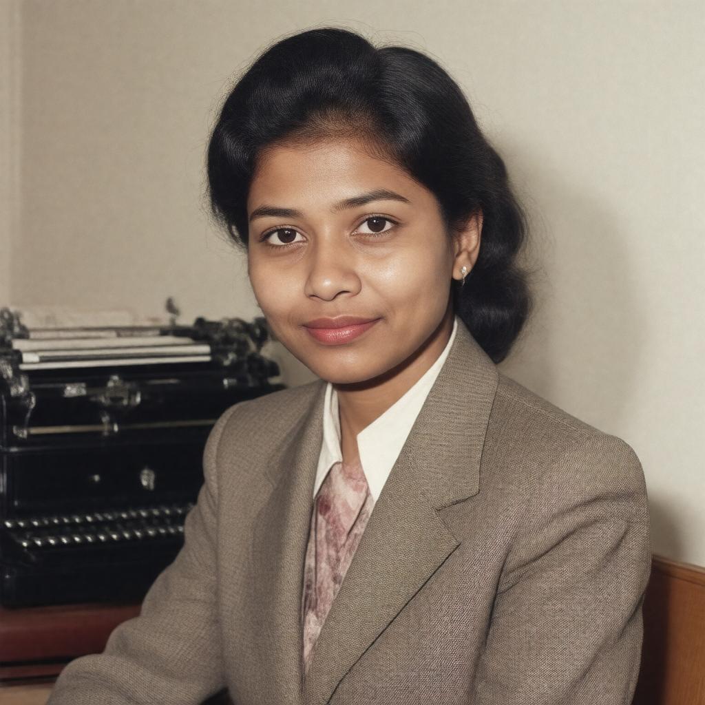 AI-created image of Nadira Naipaul