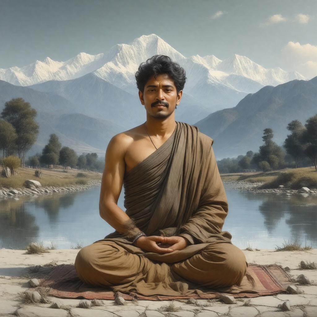 AI-created image of Nagarjuna