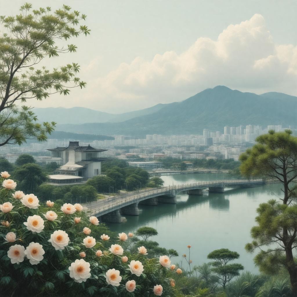 AI-created image of Nagasaki