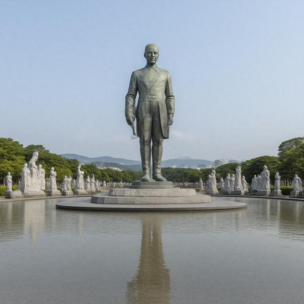 Click to view larger image AI-created image of Nagasaki Peace Park