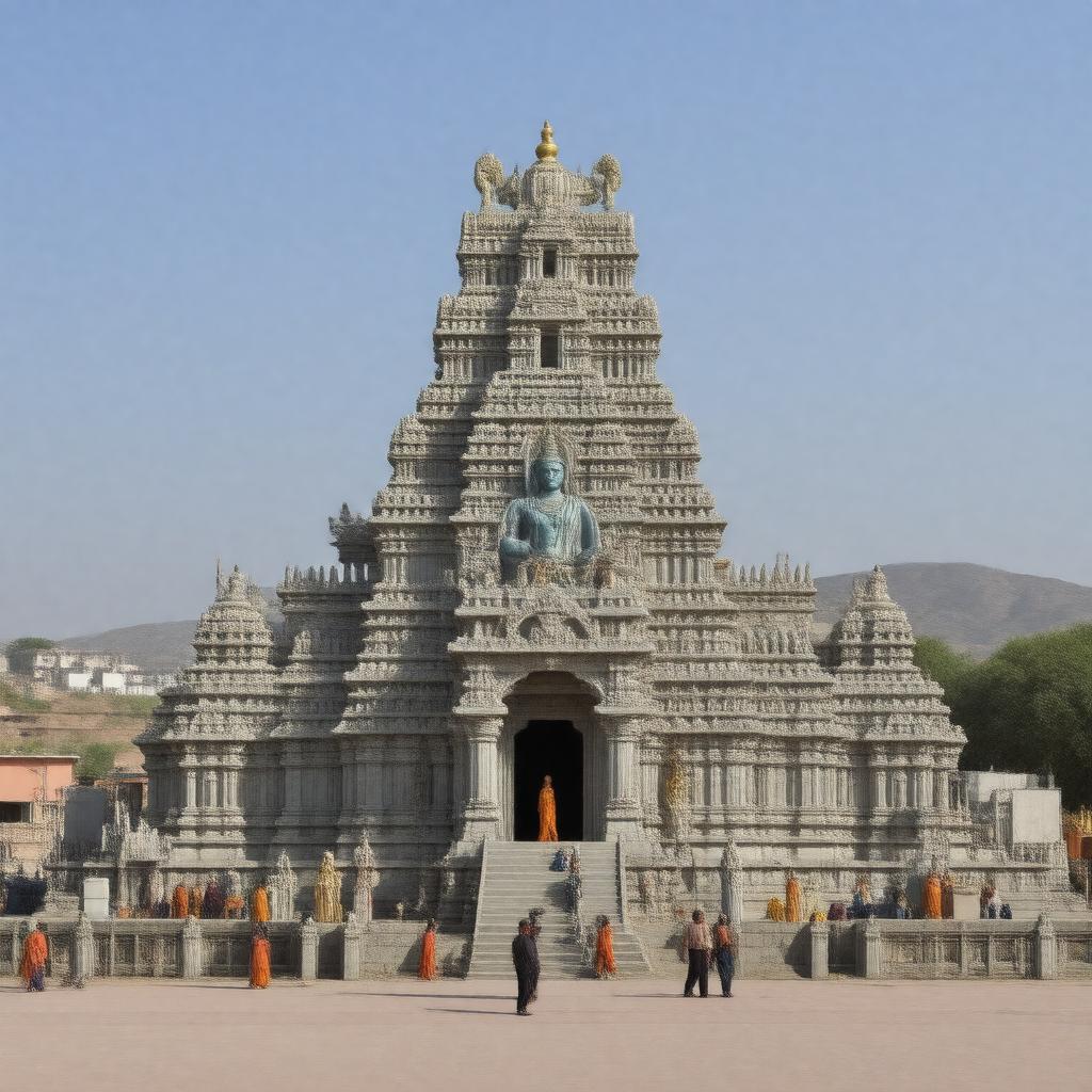 Click to view larger image AI-created image of Nageshwar Jyotirlinga