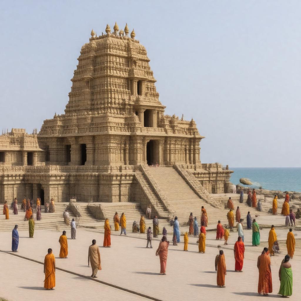 AI-created image of Nageshwar Temple