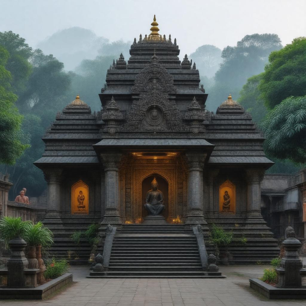 AI-created image of Nageshwarnath Temple