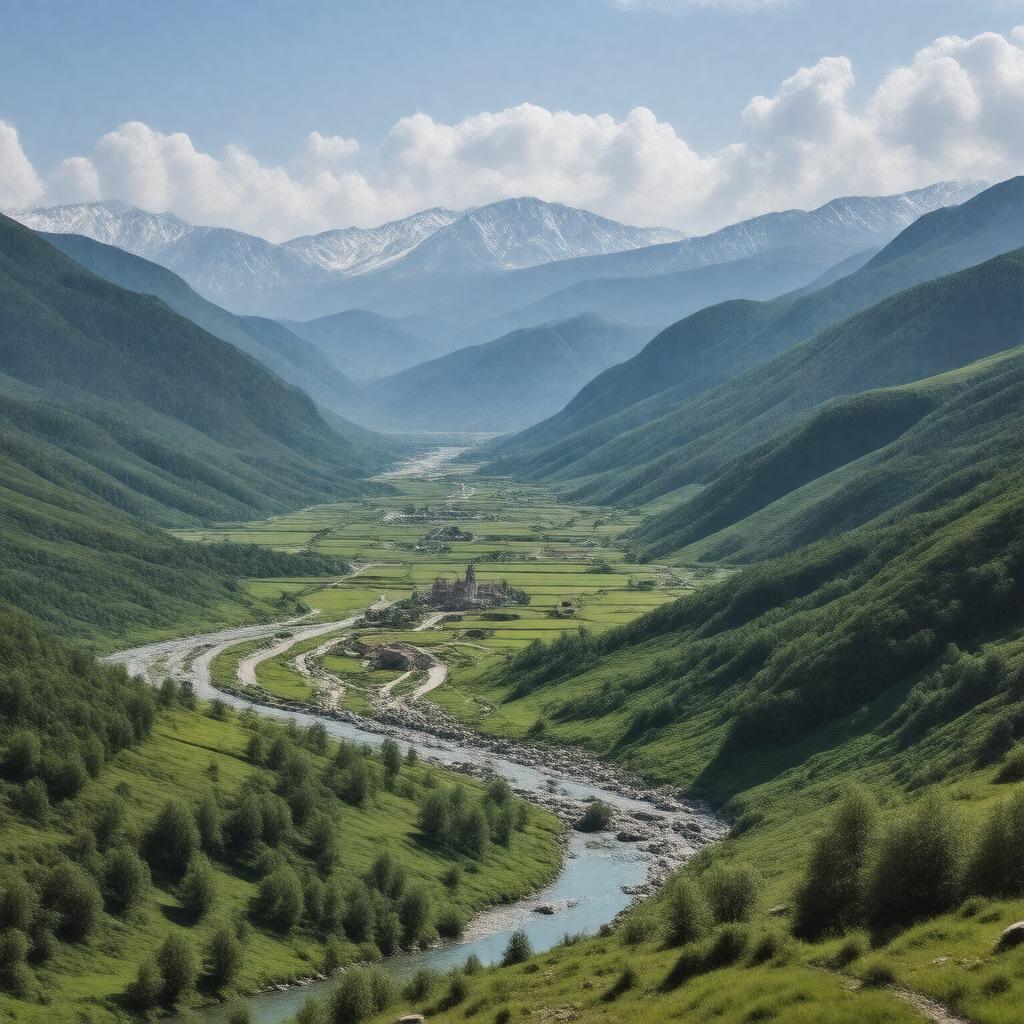 AI-created image of Nagorno-Karabakh