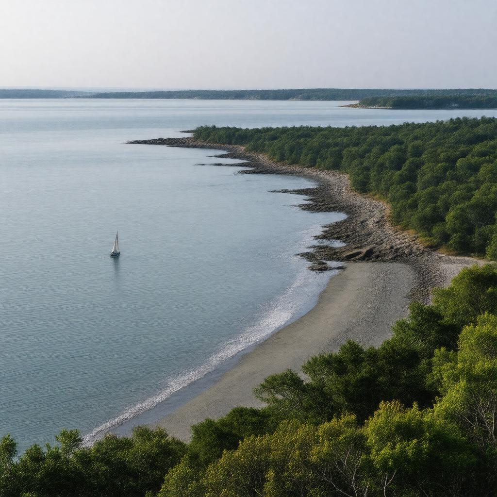 AI-created image of Nahant Bay
