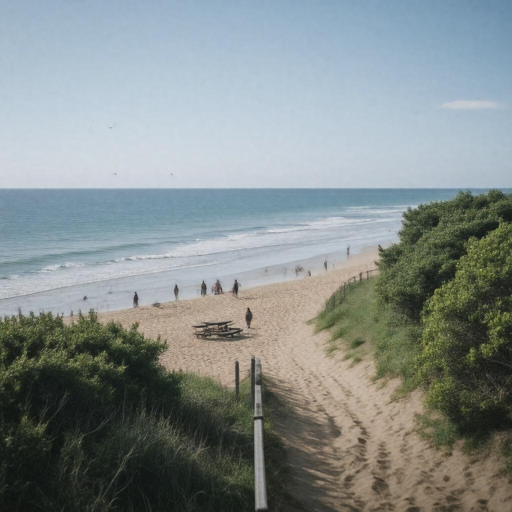 Click to view larger image AI-created image of Nahant Beach Reservation