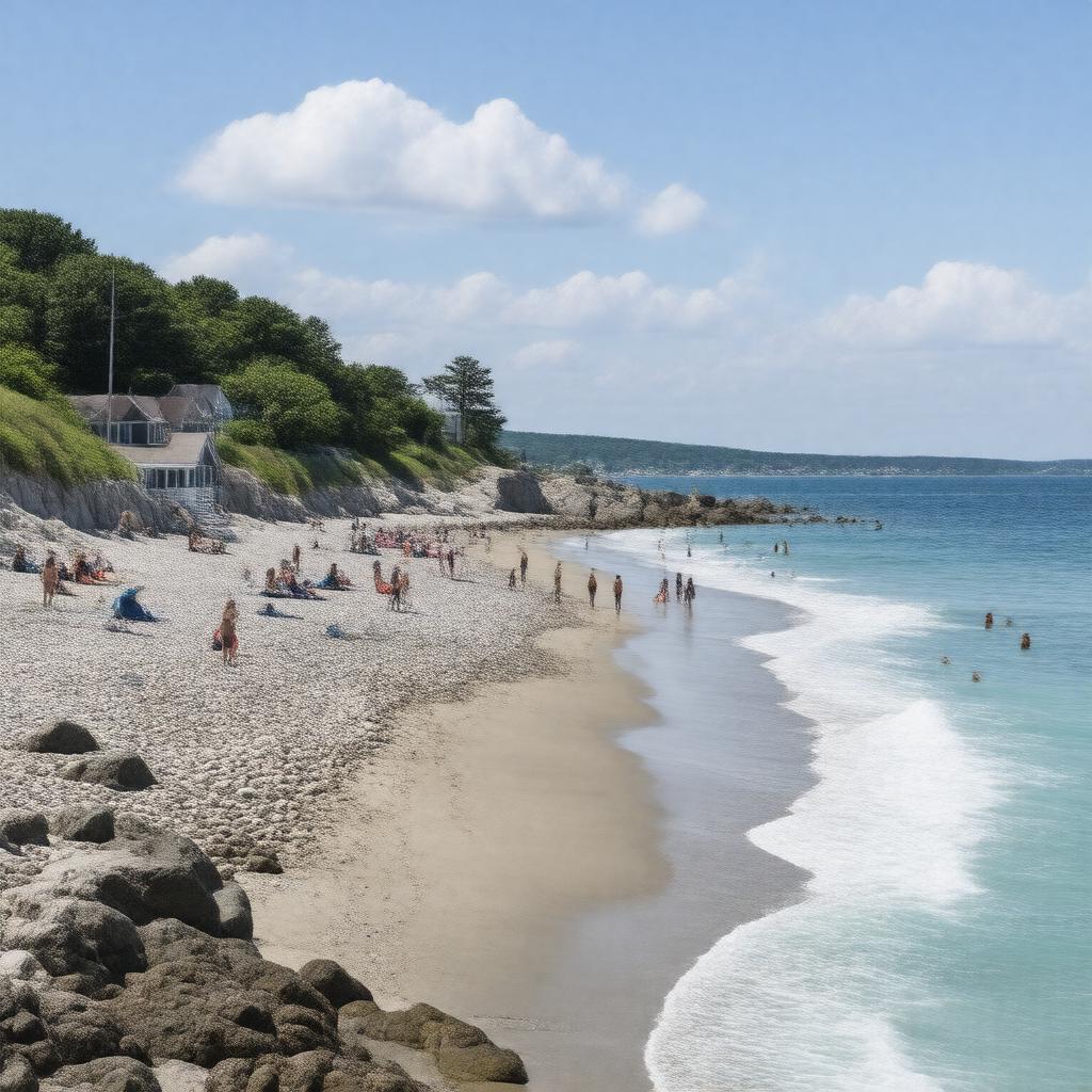 AI-created image of Nahant Beach