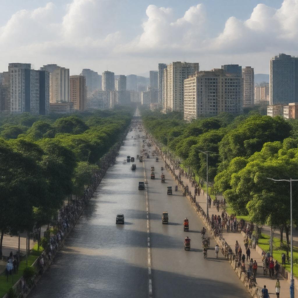 AI-created image of Nairobi, Kenya
