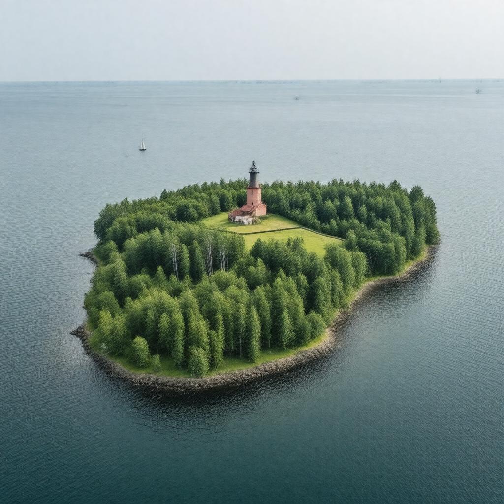 AI-created image of Naissaar