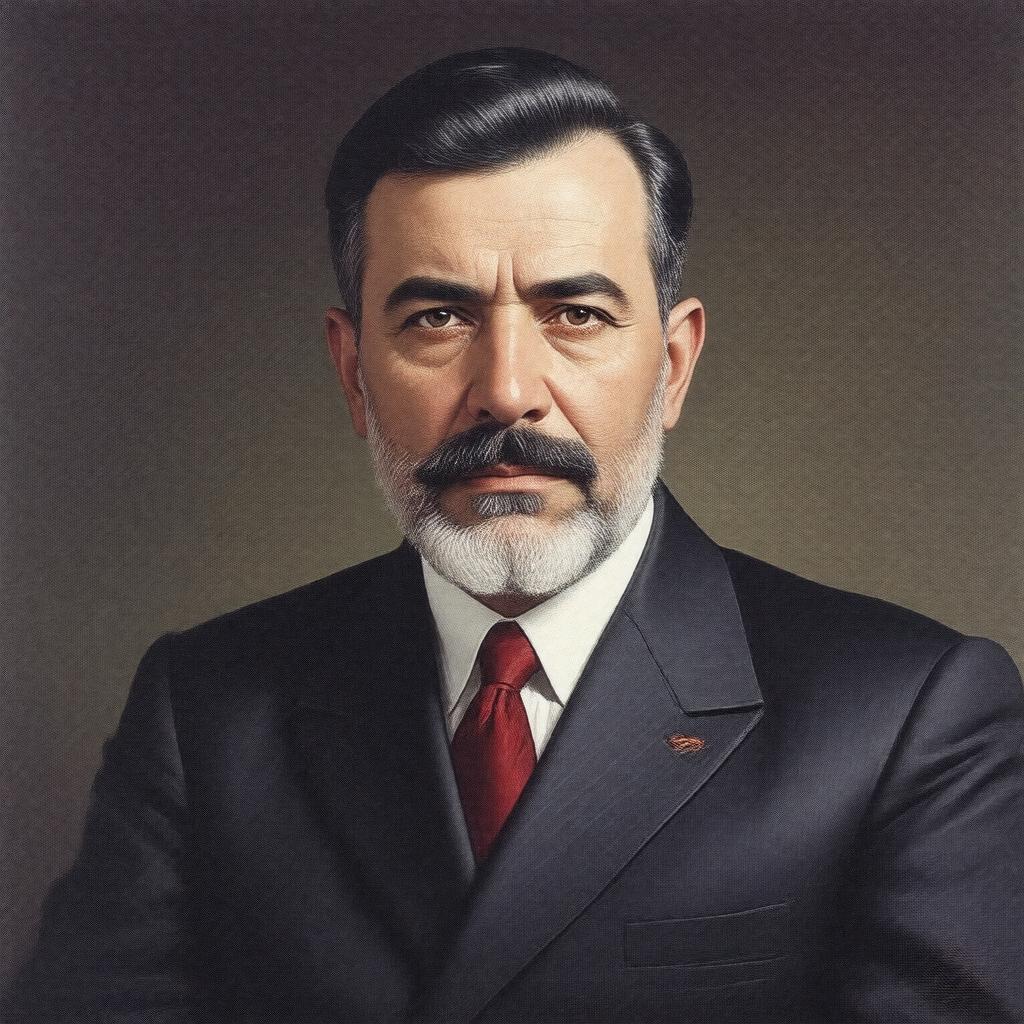 AI-created image of Najibullah