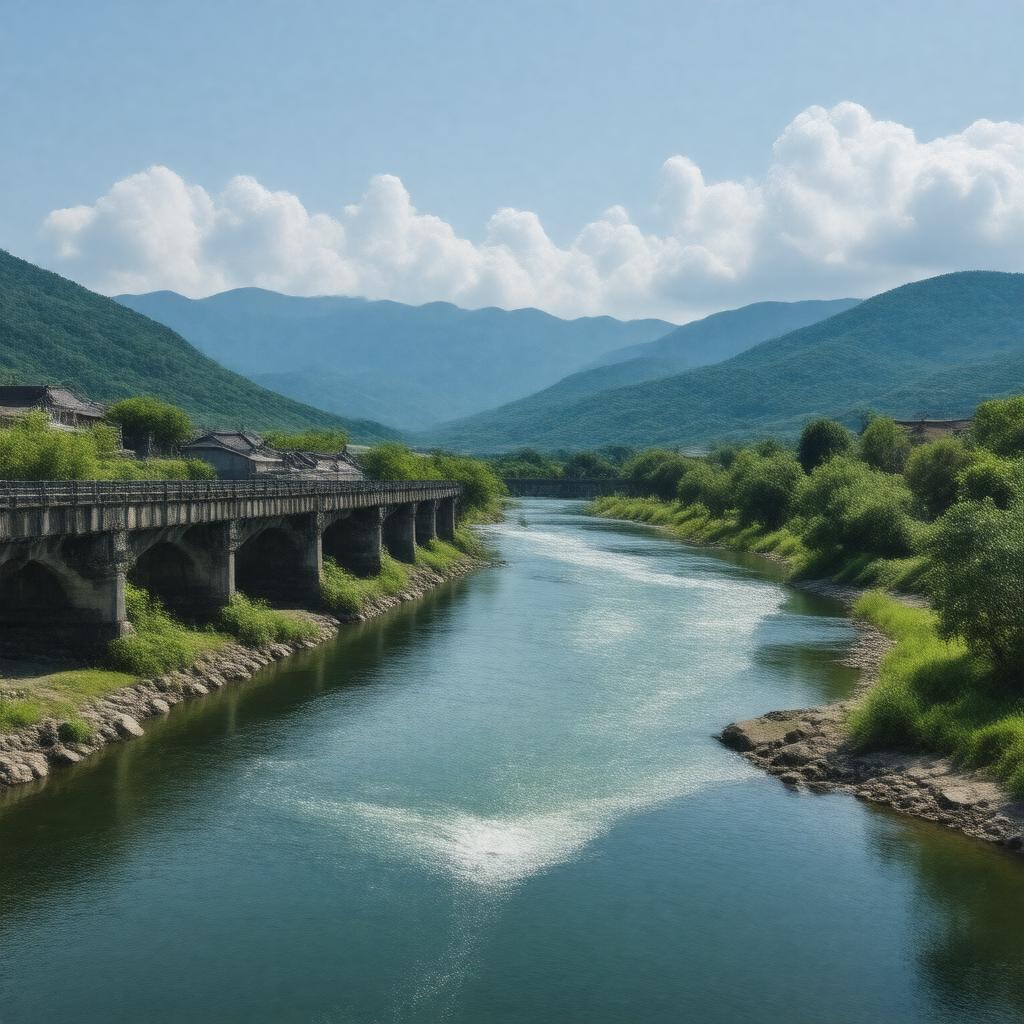 AI-created image of Nakdong River