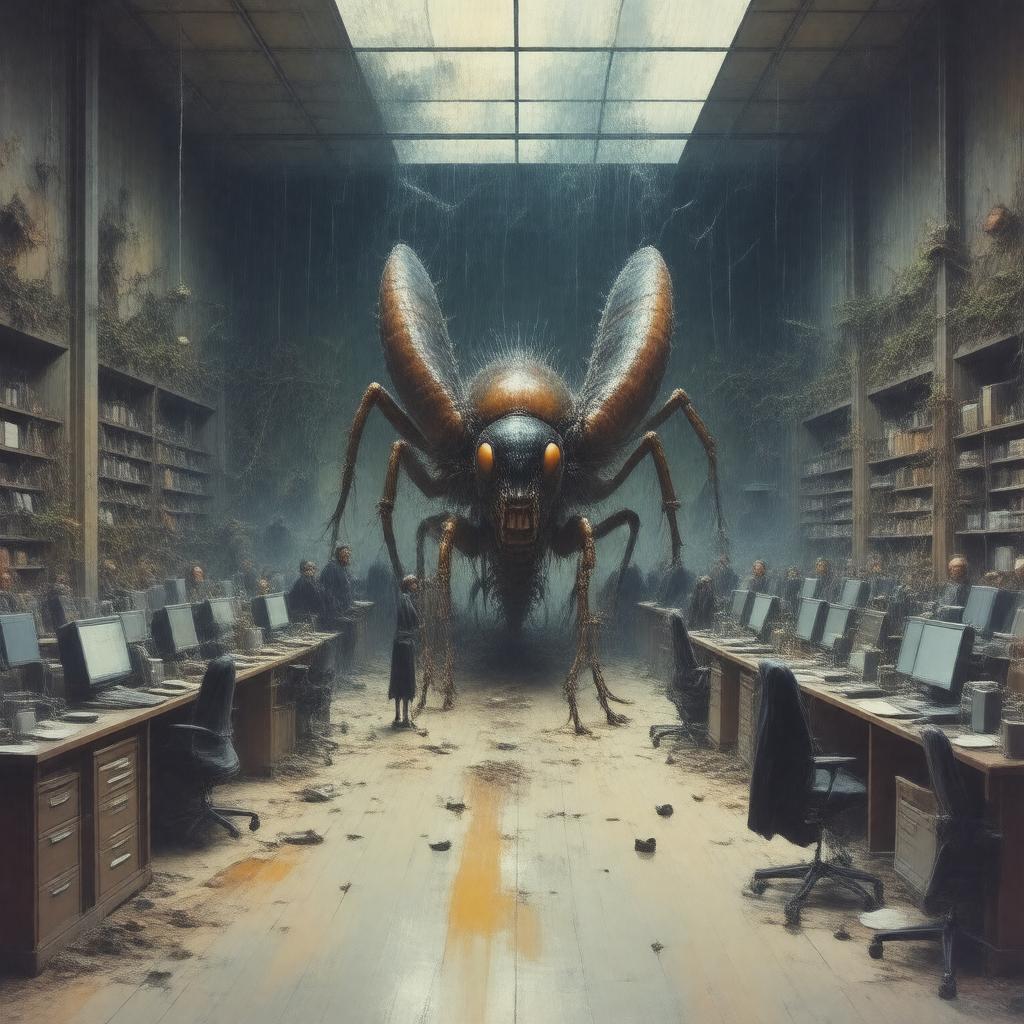 AI-created image of Naked Lunch (film)