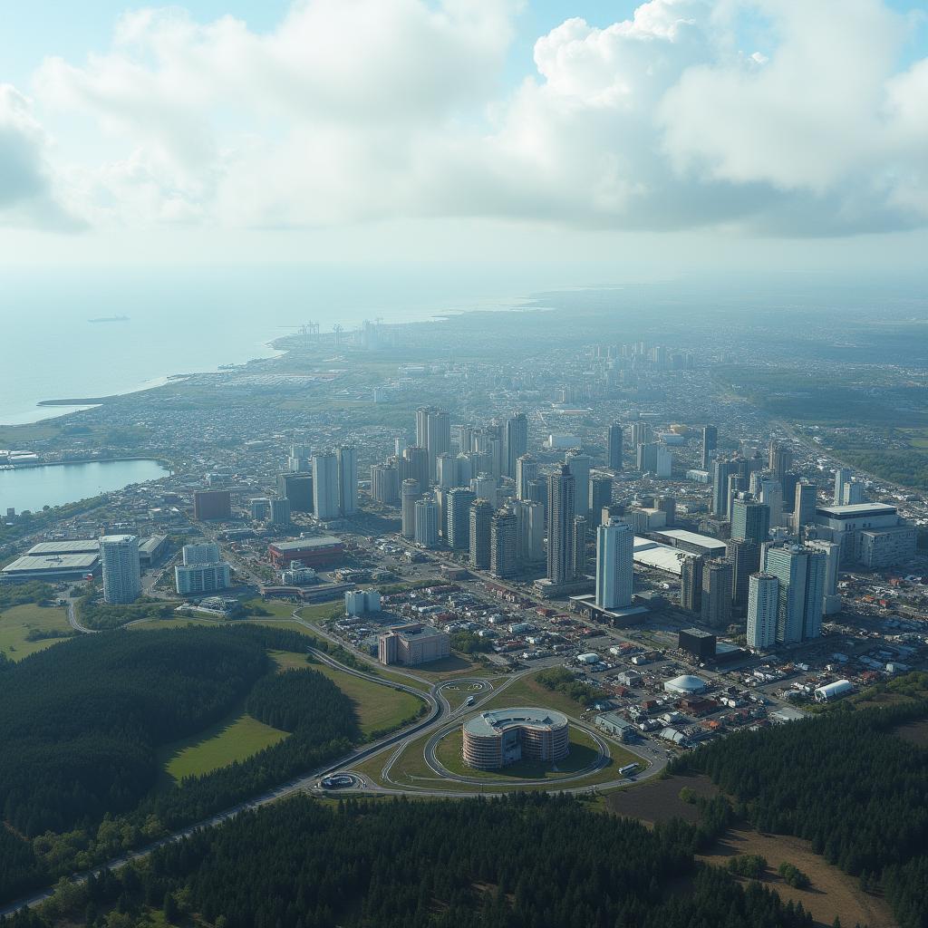 AI-created image of Nakhodka