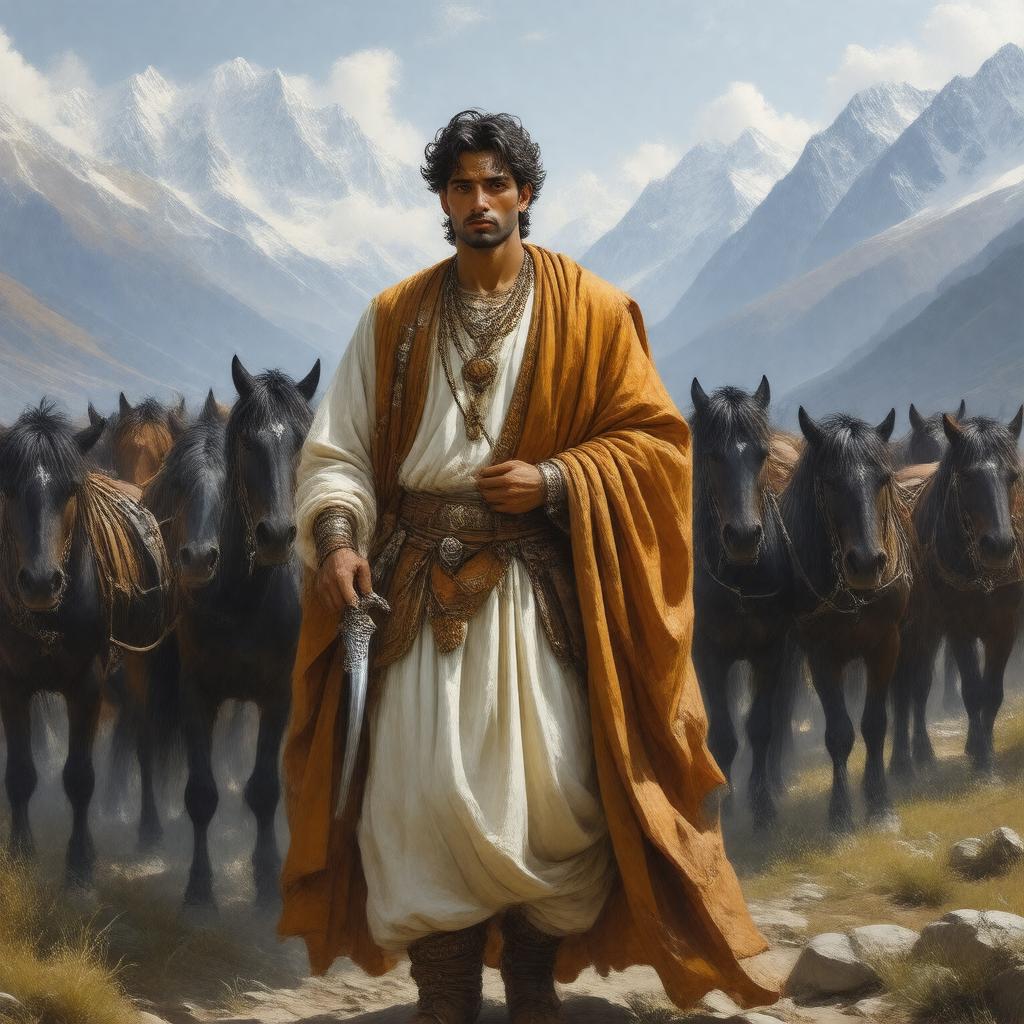 Click to view larger image AI-created image of Nakula