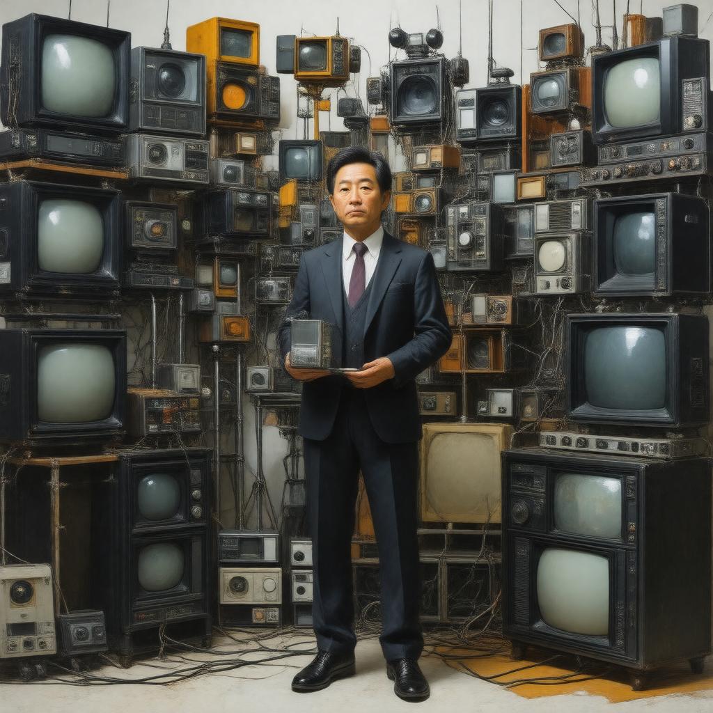 AI-created image of Nam June Paik