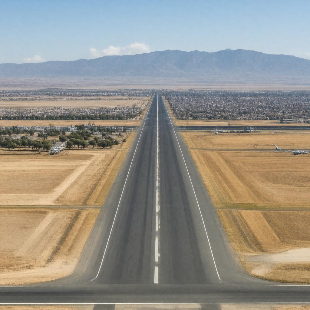AI-created image of Namangan Airport
