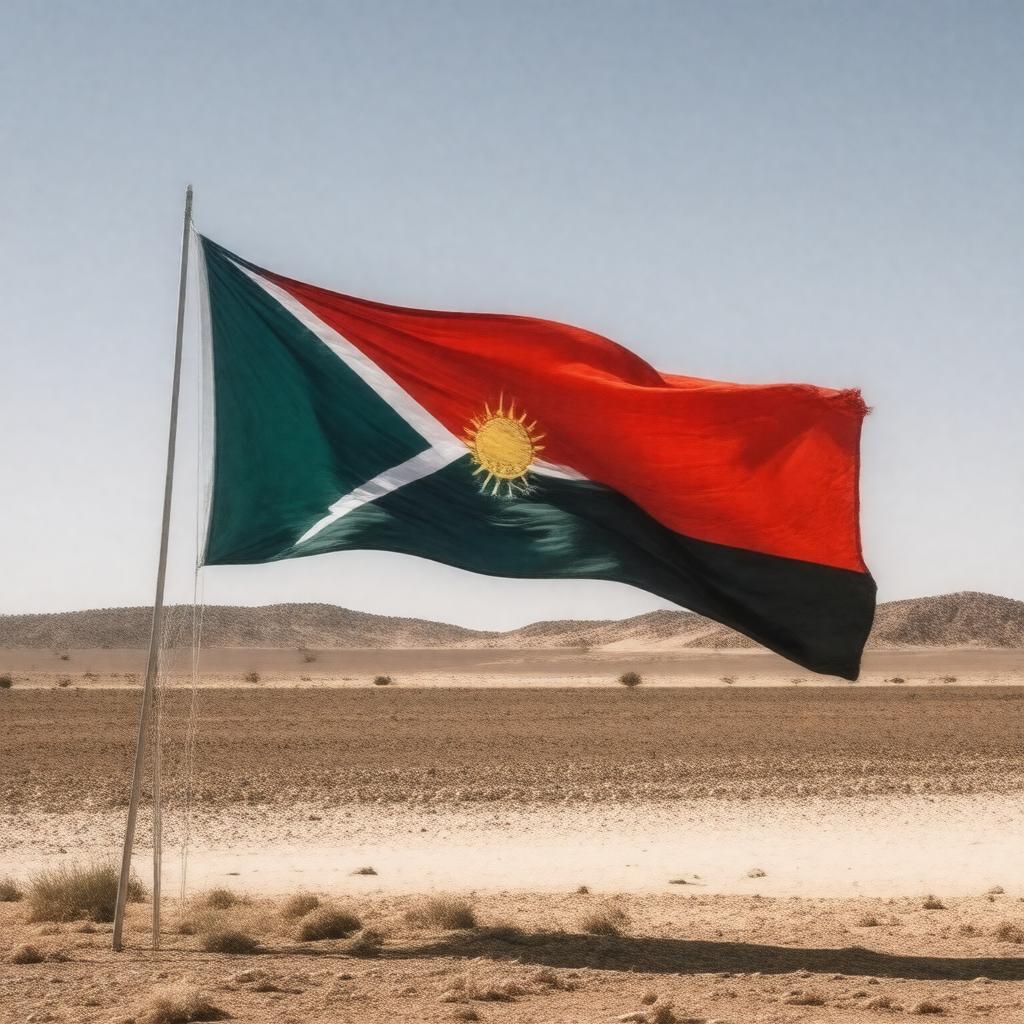 Click to view larger image AI-created image of Namibia, Land of the Brave