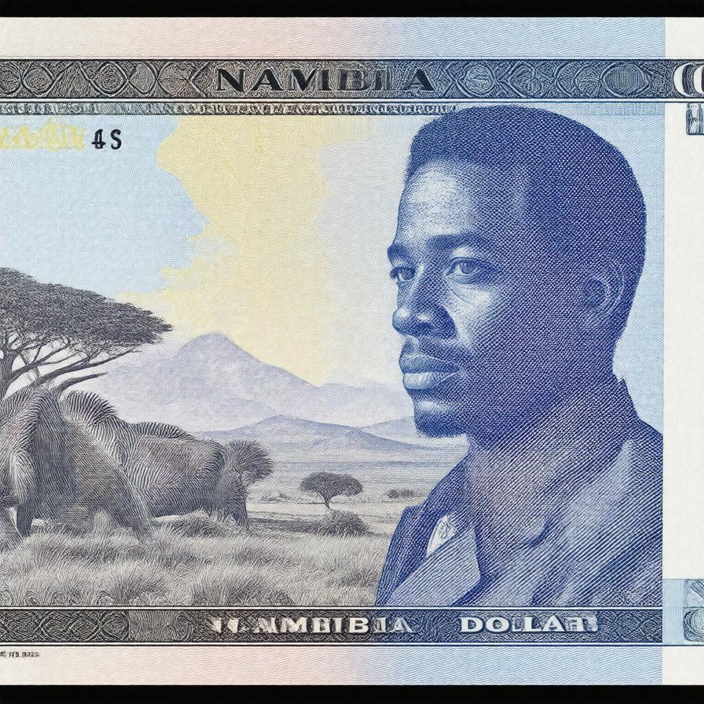 Click to view larger image AI-created image of Namibian dollar