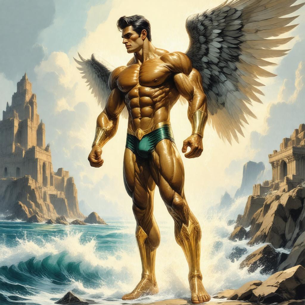 AI-created image of Namor the Sub-Mariner