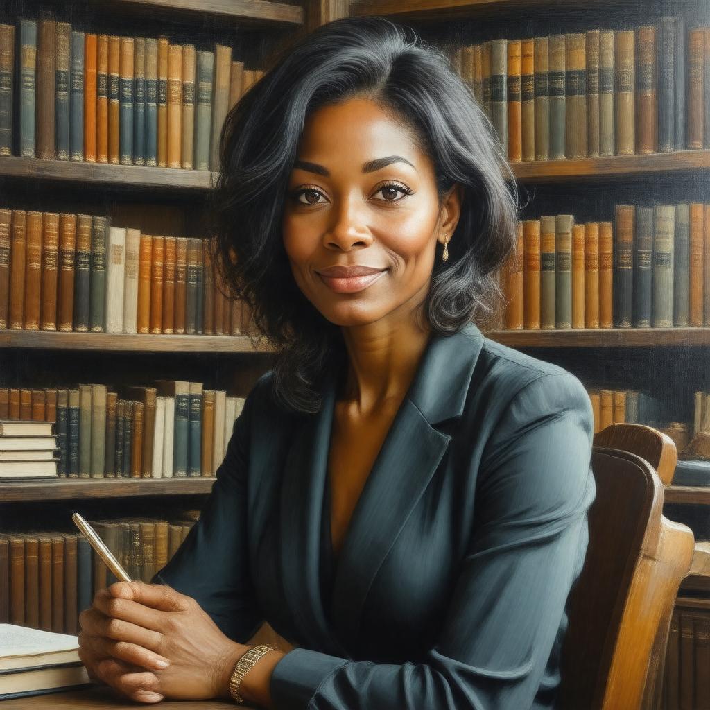 AI-created image of Namwali Serpell