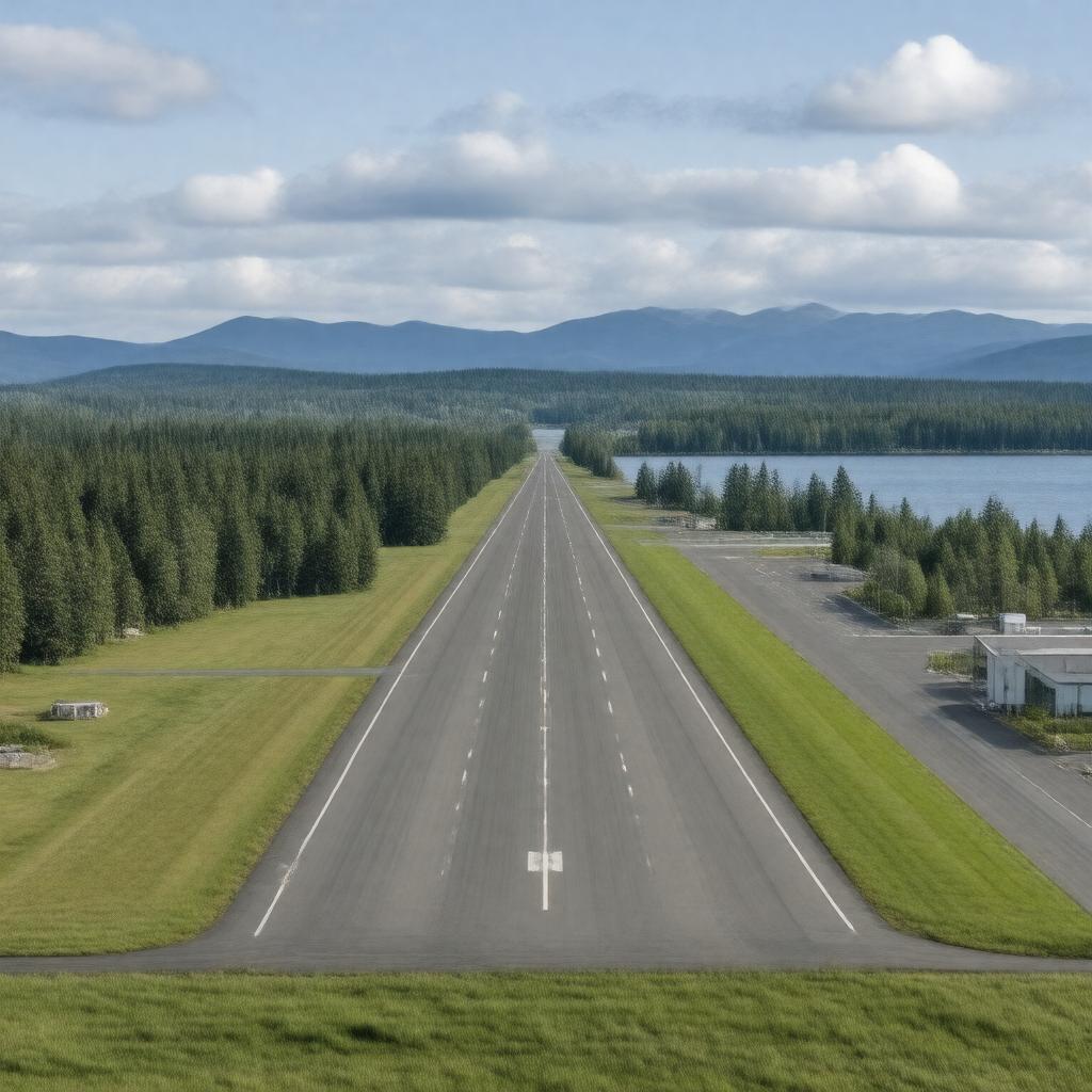 Click to view larger image AI-created image of Nanaimo Airport