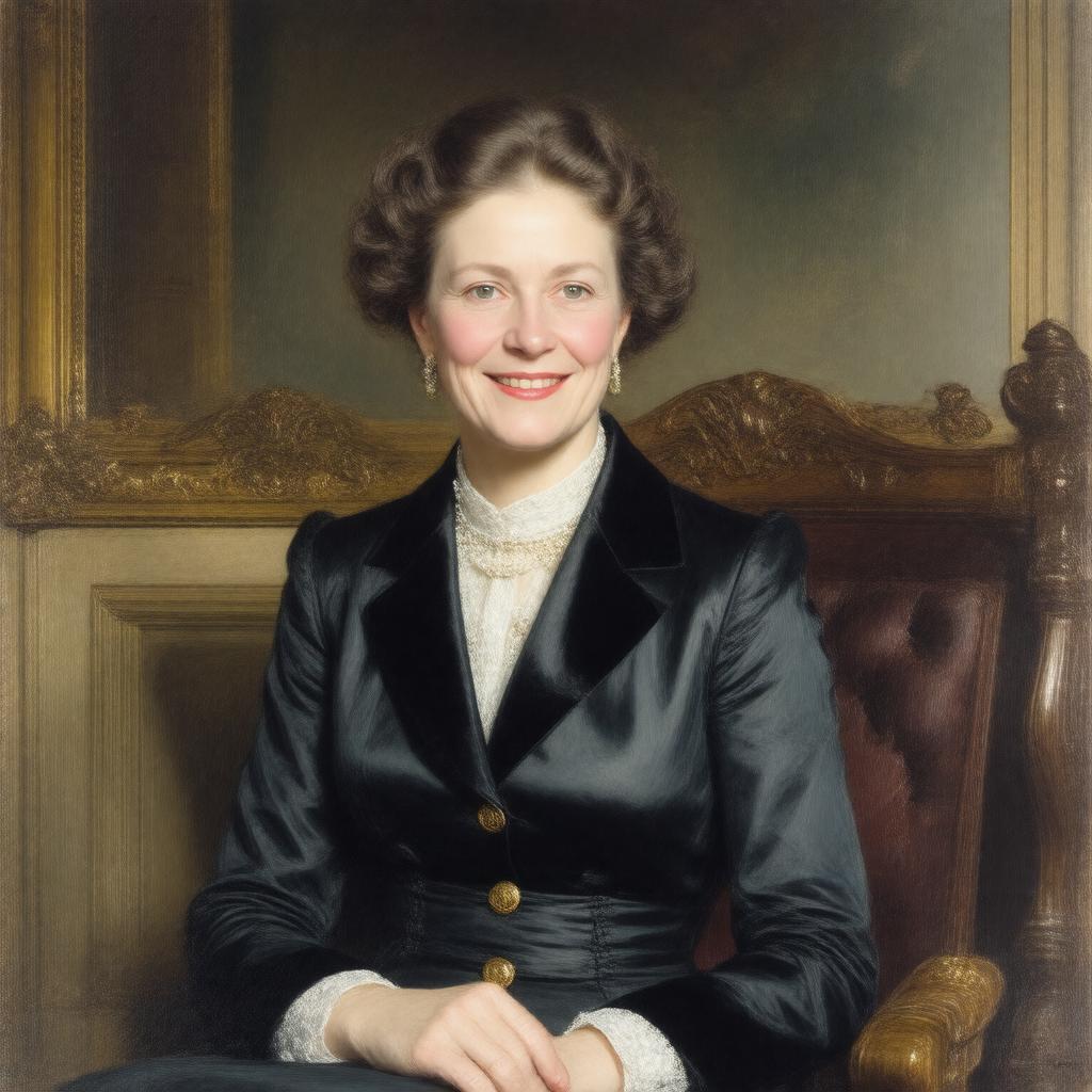 AI-created image of Nancy Astor