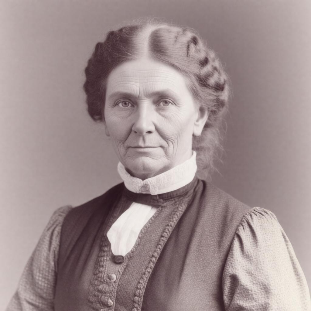 Click to view larger image AI-created image of Nancy Hanks Lincoln