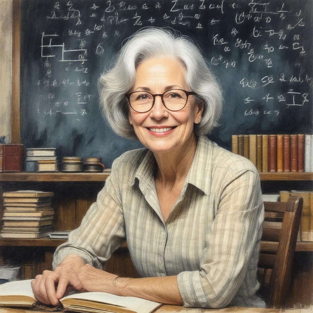 Click to view larger image AI-created image of Nancy P. Blachman