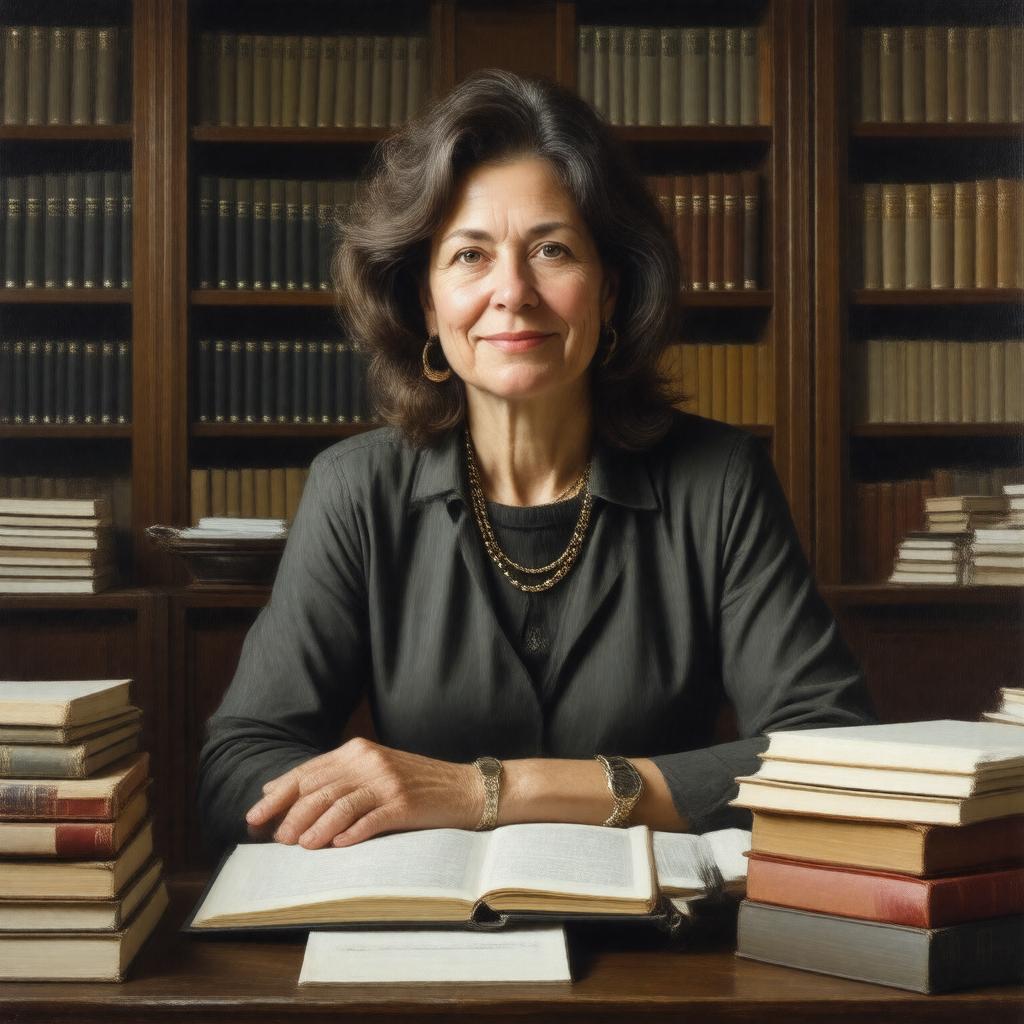 Click to view larger image AI-created image of Nancy Packer