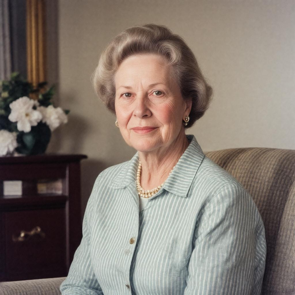 Click to view larger image AI-created image of Nancy Pence